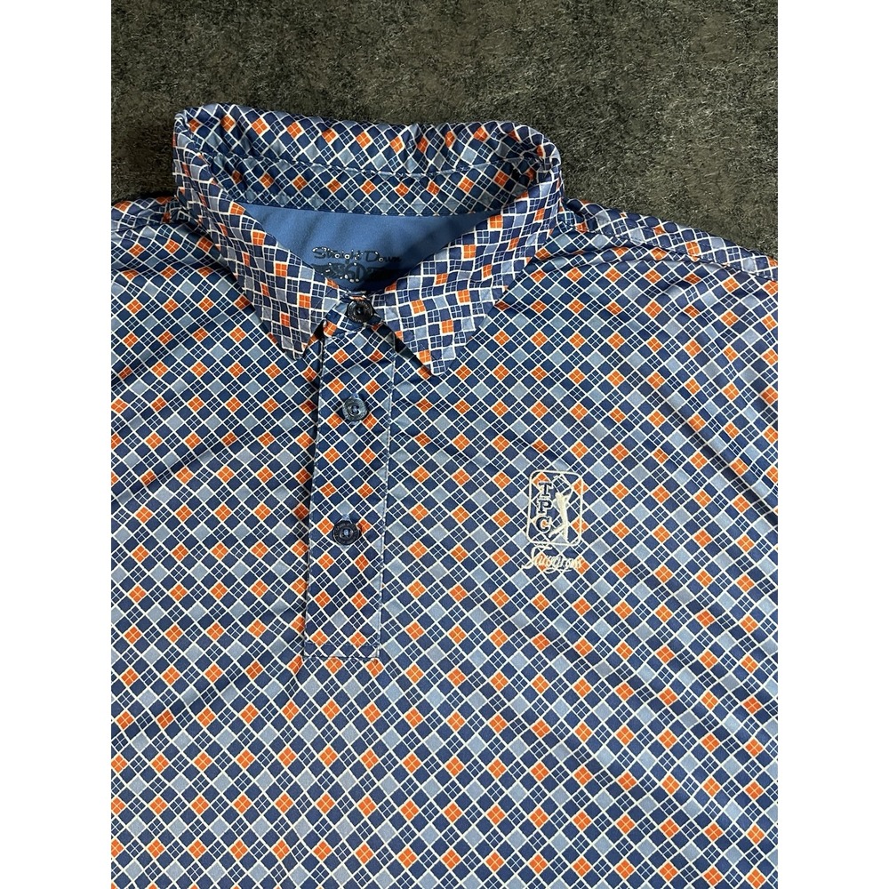 FootJoy Men’s Blue Geometric Print Polo